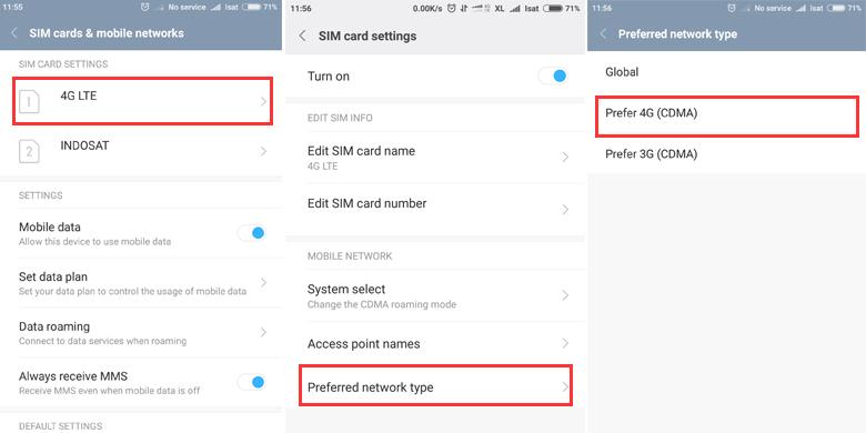 SOLVED] Setting HUAWEI Y5 (2017) sinyal 3g/4g only